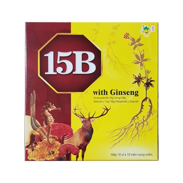 Tpbvsk 15B with Ginseng, Hộp 100 viên