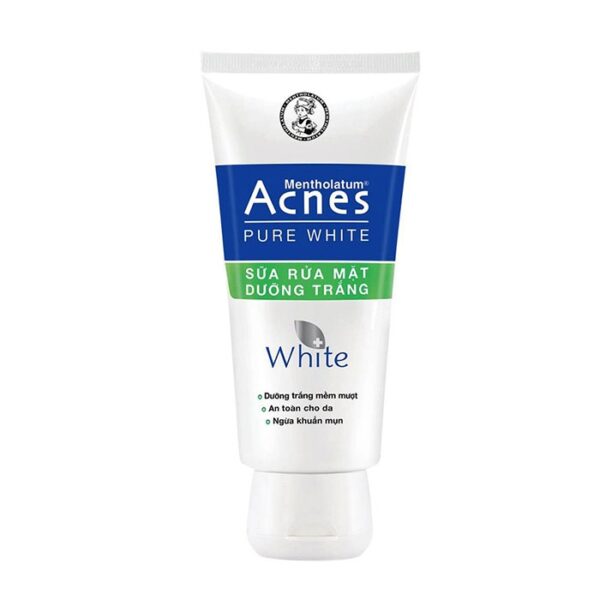 Sữa rửa mặt Acnes Pure white, Tube 100g