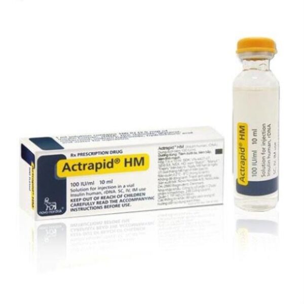 Thuốc Actrapid HM 100 IU/ml 10ml