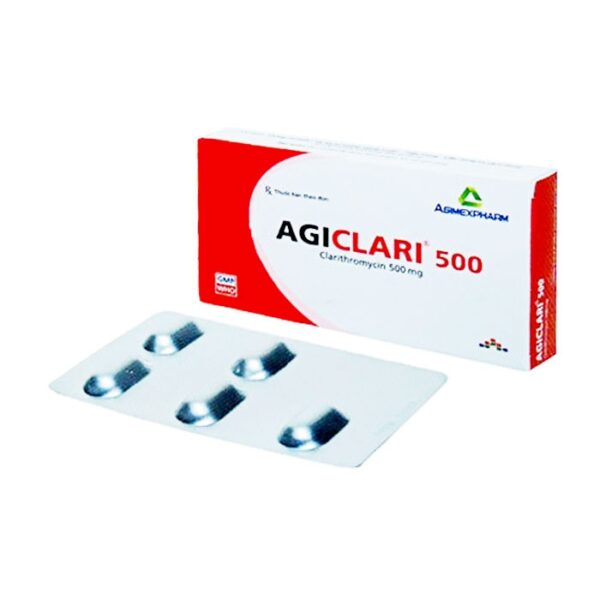 Agiclari 500 Agimexpharm 2 vỉ x 5 viên