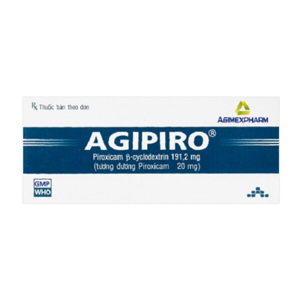 Agipiro 20mg Agimexpharm 2 vỉ x 10 viên