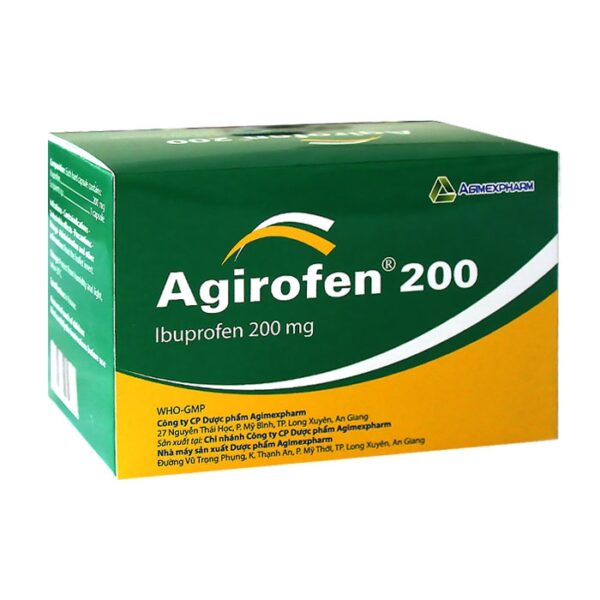 Agirofen 200mg Agimexpharm 10 vỉ x 10 viên