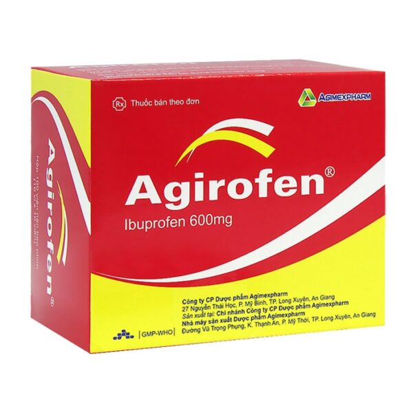 Agirofen 600mg Agimexpharm 10 vỉ x 10 viên