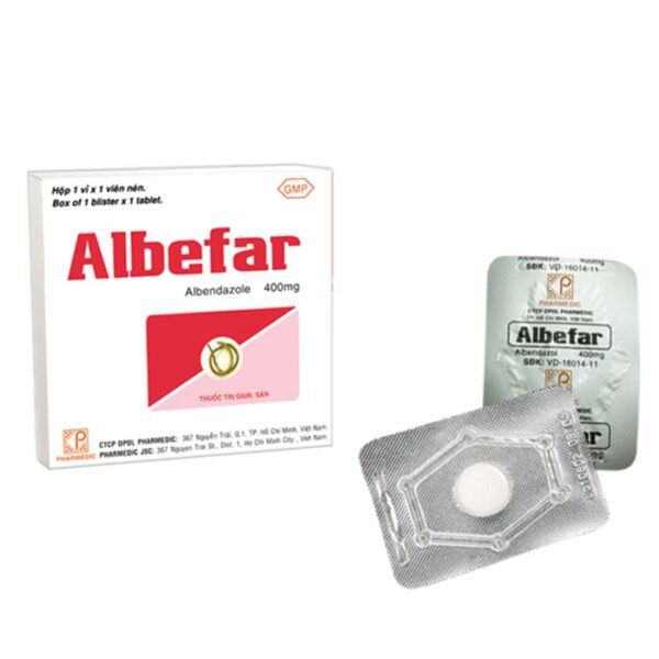 Pharmedic Albefar 400mg, Hộp 1 viên