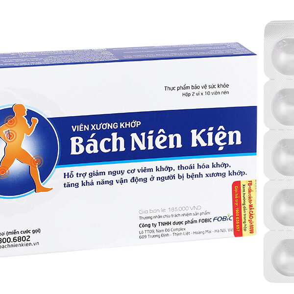 Viên xương khớp Bách Niên Kiện giảm nguy cơ viêm khớp, thoái hóa khớp