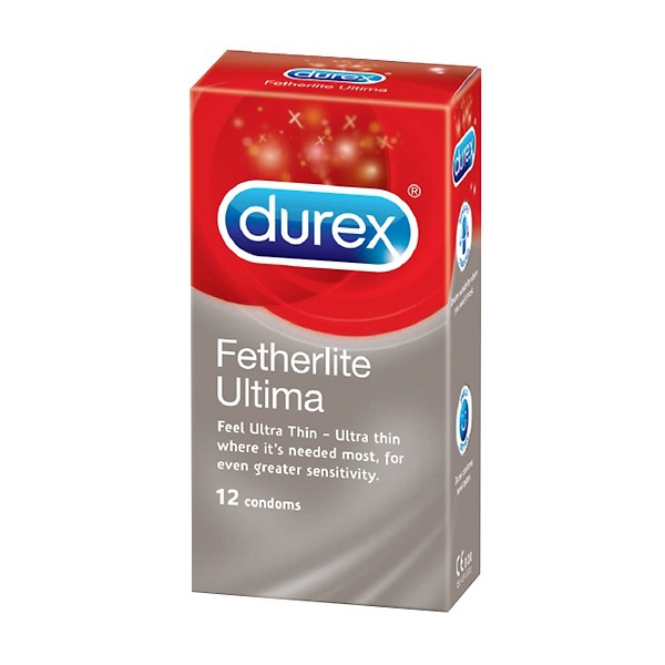 Bao cao su Durex Fetherlite Ultima, Hộp 12 cái