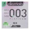 Bao Cao Su Okamoto 0.03 Platinum, Hộp 3 Cái