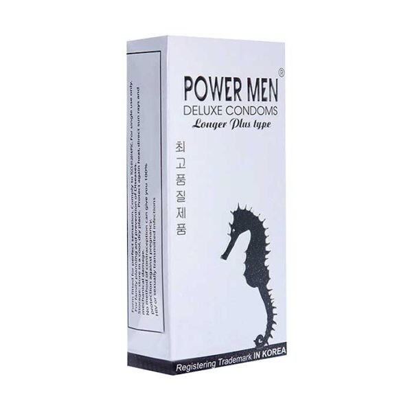 Bao cao su Powermen trị xuất tinh sớm Cá Ngựa vỏ xám Hộp 12 cái