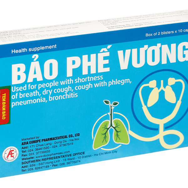 Bảo Phế Vương hỗ trợ thanh phế, giảm đờm, giảm ho