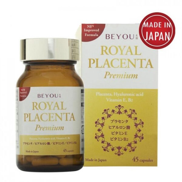 Tpbvsk giảm nhăn sáng da, ngừa nám Beyou Royal Placenta Premium, Chai 45 viên