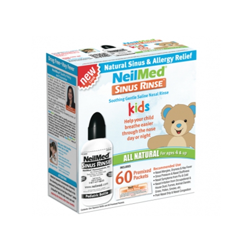 Bình rửa mũi NeilMed Sinus Rinse + 60 gói muối