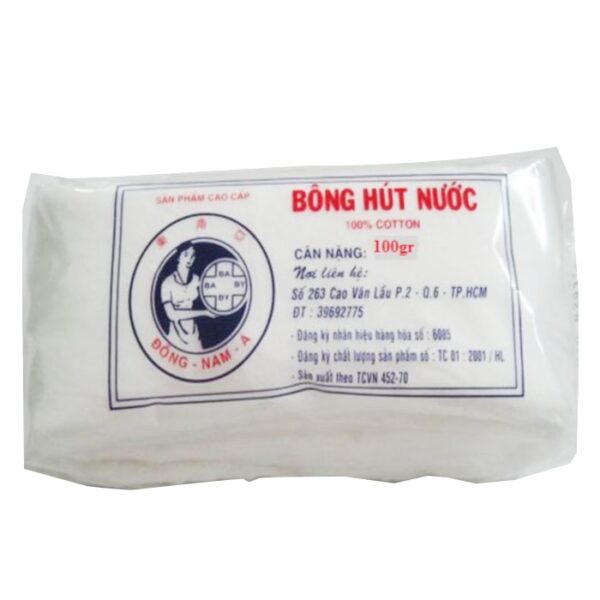 Bông hút nước Baby 100gr