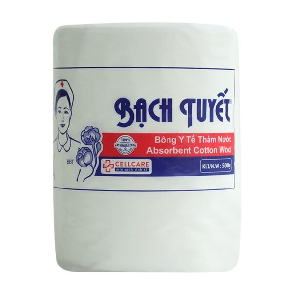 Bông y tế Bạch Tuyết 500g