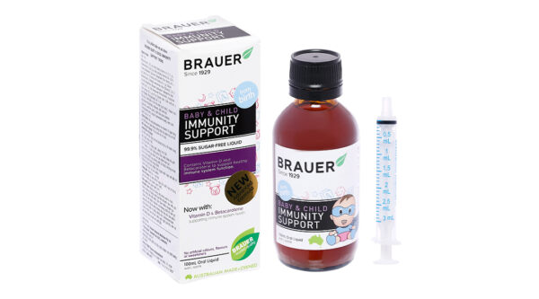 Siro Brauer Immunity Support tăng đề kháng cho trẻ sơ sinh