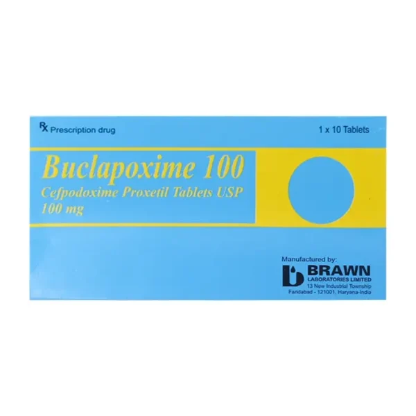 Buclapoxime Tablets 100mg Brawn