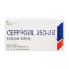 Cefprozil 250-US 1 vỉ x 10 viên