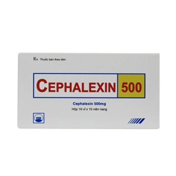 Thuốc kháng sinh PMP Cefalexin 500