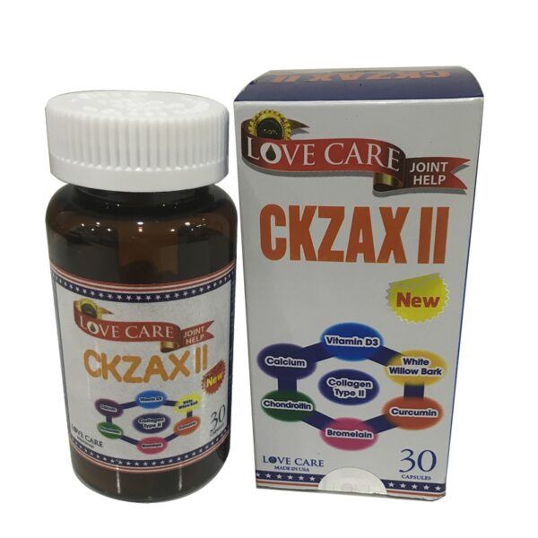 Ckzax II hỗ trợ giảm đau và tái tạo chất nhờn trong xương, sụn khớp