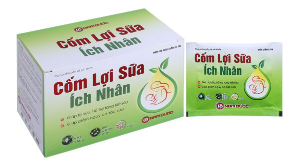 Cốm lợi sữa Ích Nhân hỗ trợ tăng tiết sữa