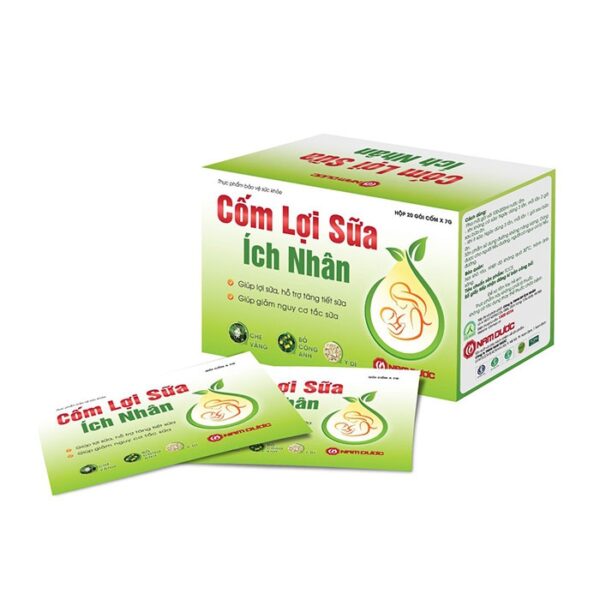 Cốm lợi sữa ích nhân Nam Dược 20 gói x 7g - Cốm lợi sữa