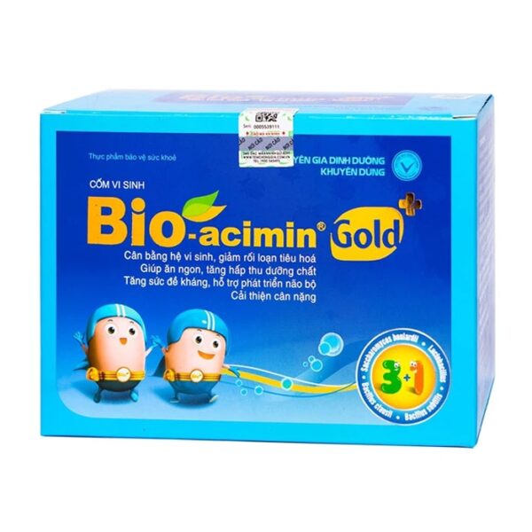 Cốm Vi Sinh Bio Acimin Gold, Hộp 30 gói