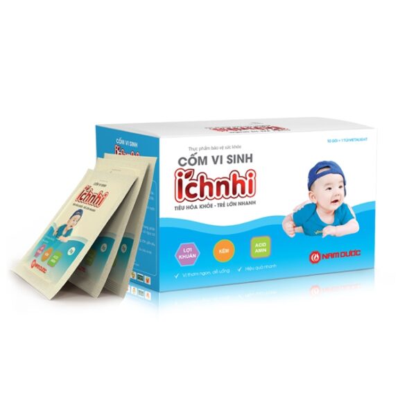 Cốm vi sinh Ích Nhi, Hộp 10 gói