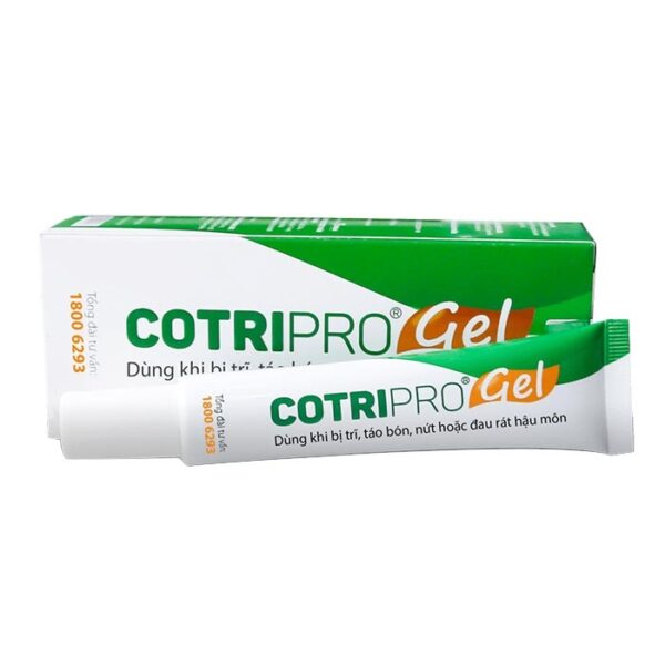 Cotripro Gel 10g - Gel bôi trĩ