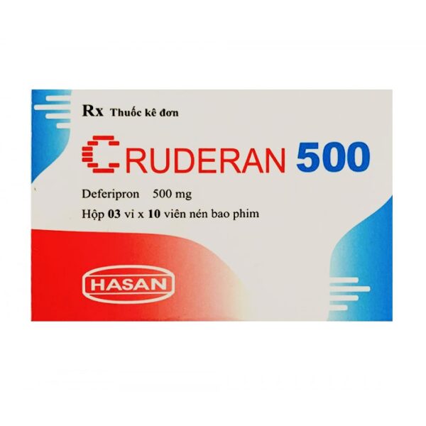 Cruderan 500mg Hasan 3 vỉ x 10 viên