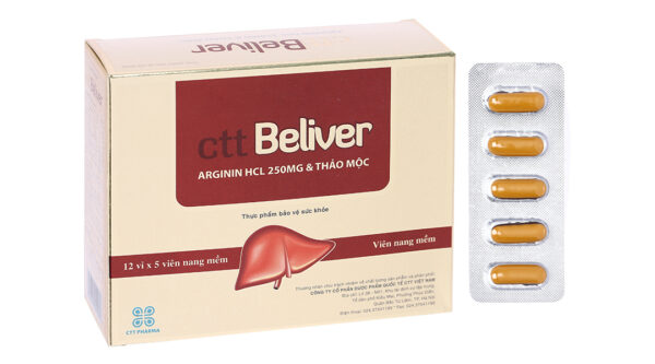 Ctt Beliver hỗ trợ giải độc, tăng cường chức năng gan