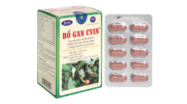 Bổ Gan Cvin hỗ trợ giải độc, tăng cường chức năng gan