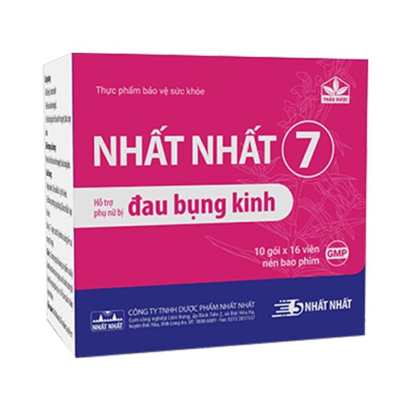 Đau bụng kinh Nhất Nhất 07, 10 gói x 16 viên