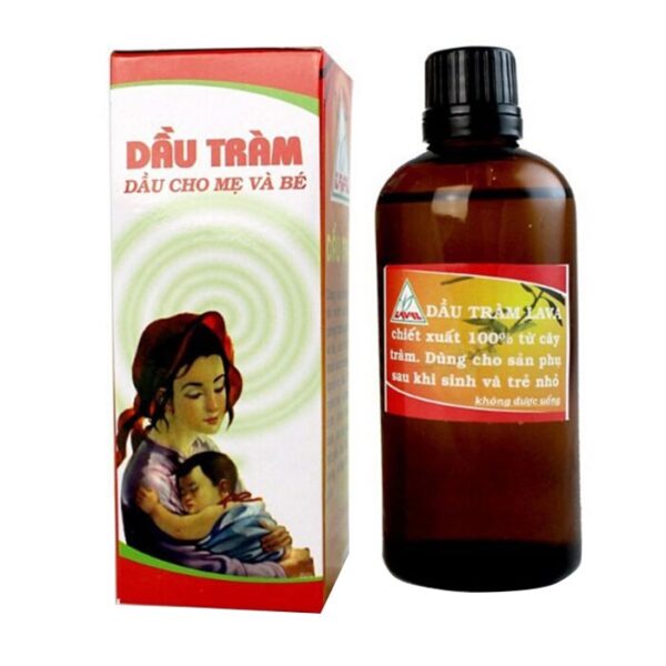 Dầu Tràm Lava 100ml - Tinh dầu tràm dành cho mẹ và bé