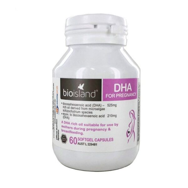 DHA For Pregnancy Bioisland 60 viên - Viên uống bổ bà bầu