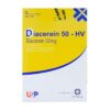 Diacerein 50-HV 50mg HV Pharma 10 vỉ x 10 viên