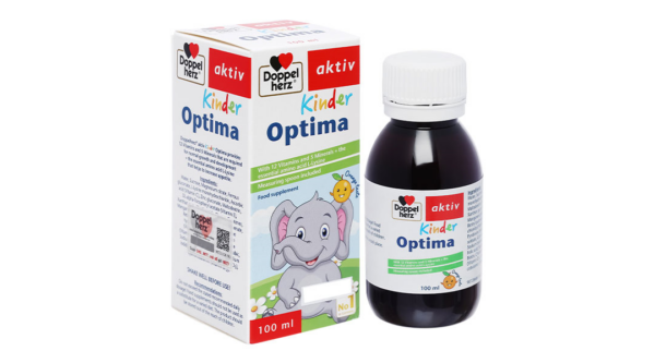 Siro Doppelherz Aktiv Kinder Optima bổ sung L-Lysine cho bé