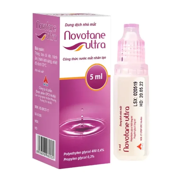 Dung dịch nhỏ mắt Novotane Ultra 5ml