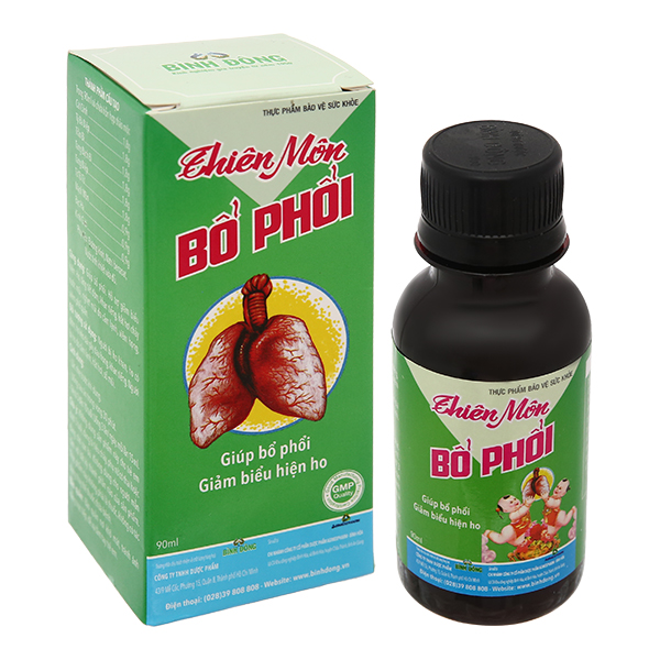 Siro Thiên Môn Bổ Phổi hỗ trợ giảm ho, bổ phổi cho bé