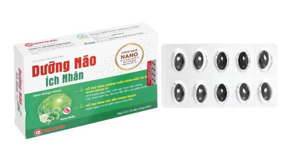 Dưỡng não Ích Nhân giúp tăng cường tuần hoàn não