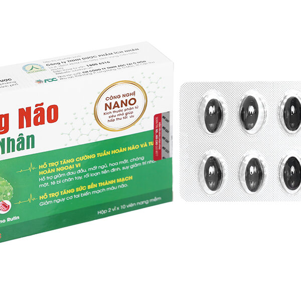 Dưỡng não Ích Nhân giúp tăng cường tuần hoàn não