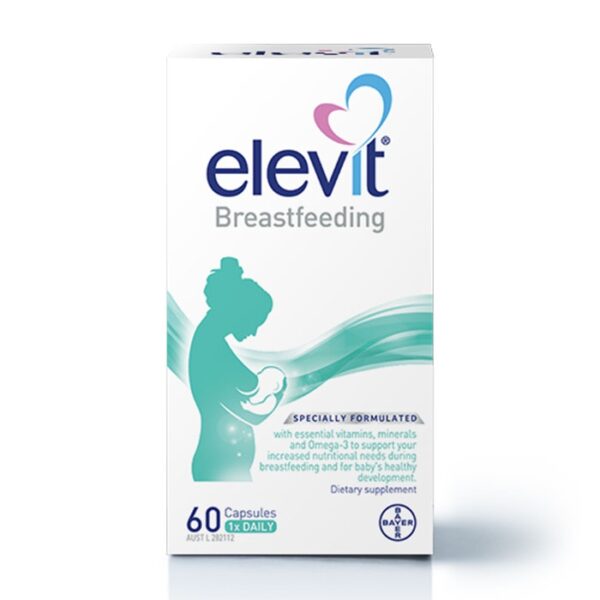 Tpbvsk cho bà bầu Elevit Breastfeeding, Hộp 60 viên