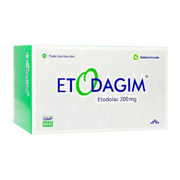 Etodagim 200mg Agimexpharm 10 vỉ x 10 viên