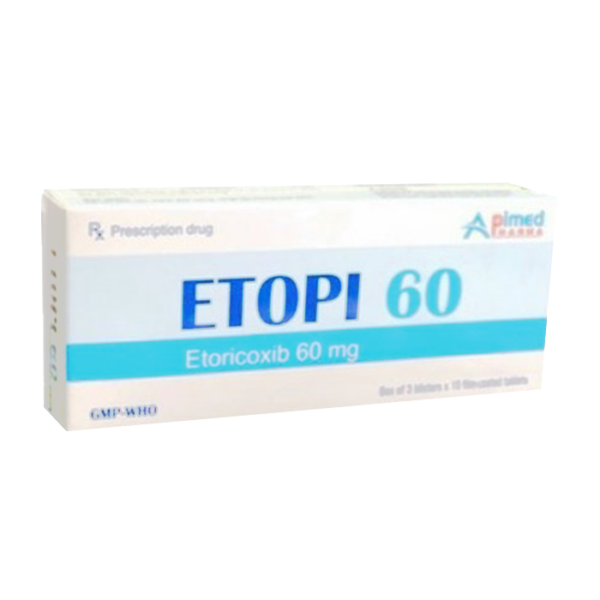 Etopi 60mg Apimed 3 vỉ x 10 viên