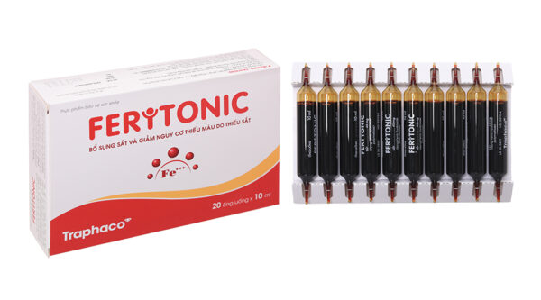 Dung dịch Feritonic bổ sung sắt, giảm nguy cơ thiếu máu