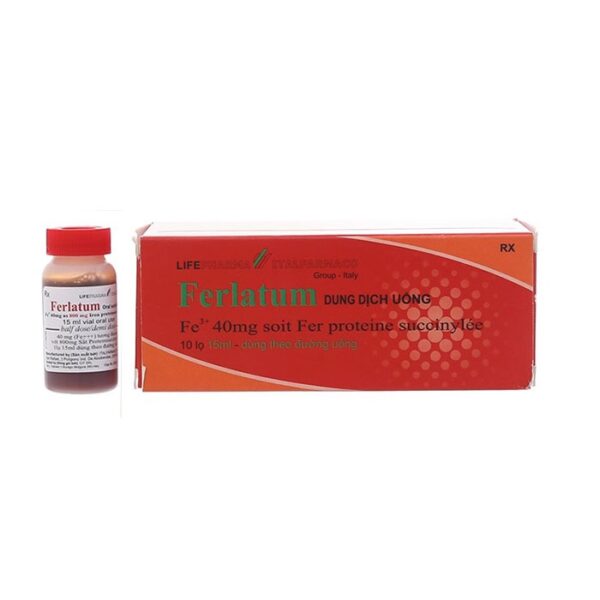 Thuốc Ferlatum, Hộp 10 lọ x 15ml