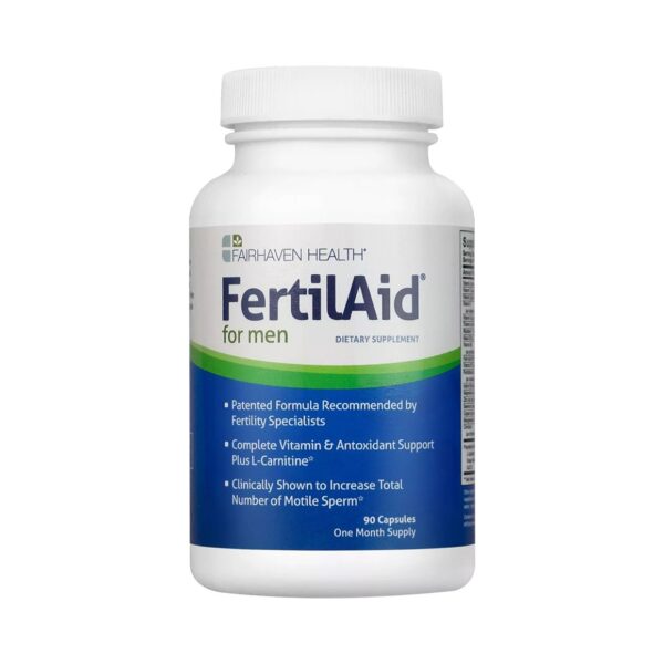 Fairhaven Health FertilAid for Men giúp tăng sức khỏe sinh sản nam giới