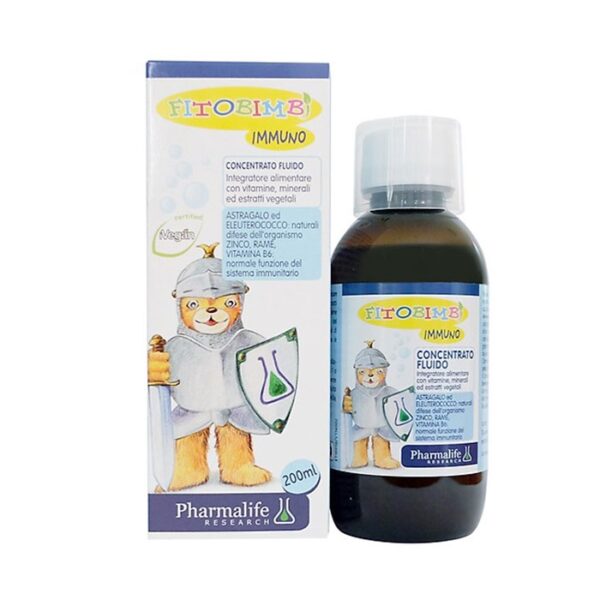 Tpbvsk tăng cường miễn dịch Immuno Bimbi 200ml, Chai 200ml