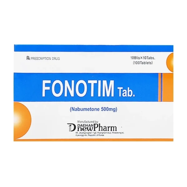 Fonotim 500mg Daehan 10 vỉ x 10 viên - Trị viêm xương khớp