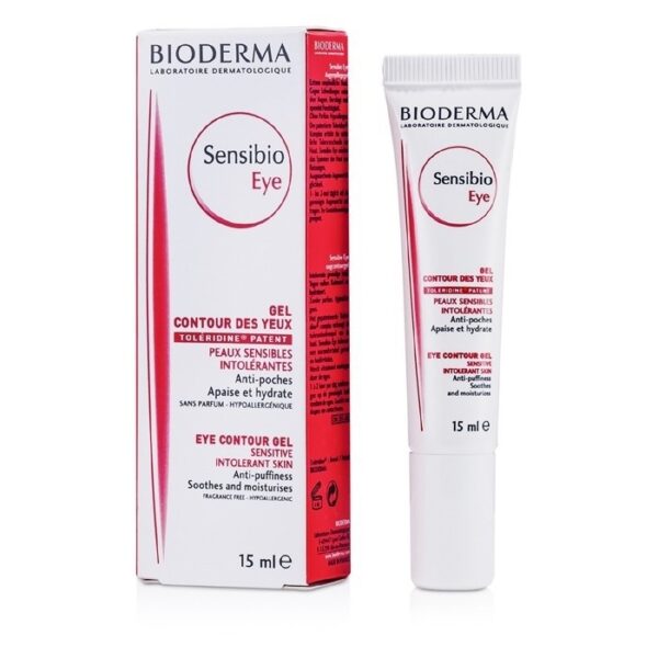 Gel dưỡng ẩm, làm dịu và bảo vệ chống bọng mắt Bioderma Sensibio Eye 15ml