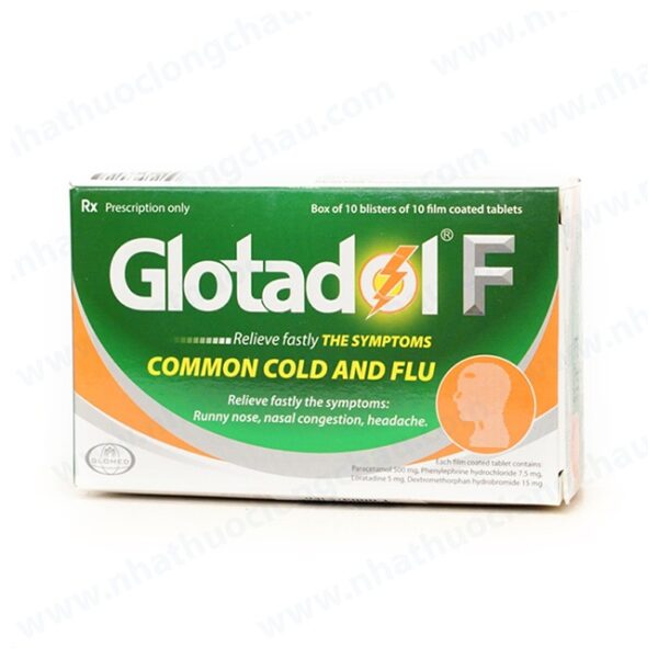 Glotadol F Abbott , Hộp 100 viên