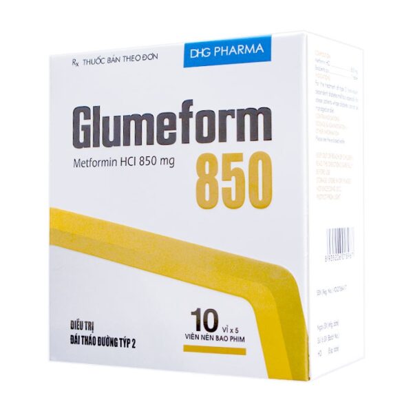 Glumeform 850mg DHG 5 vỉ x 10 viên